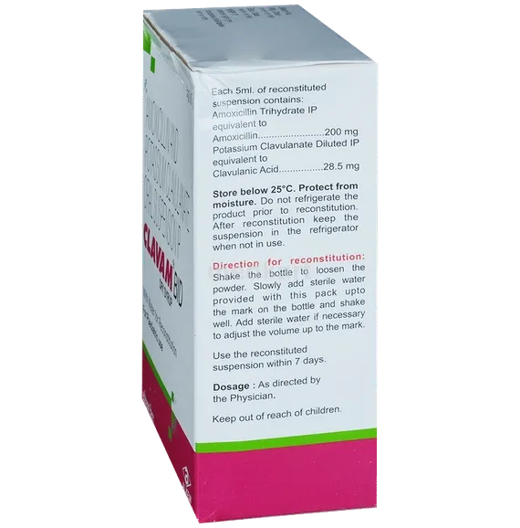 clavam bid dry syrup 30 ml
